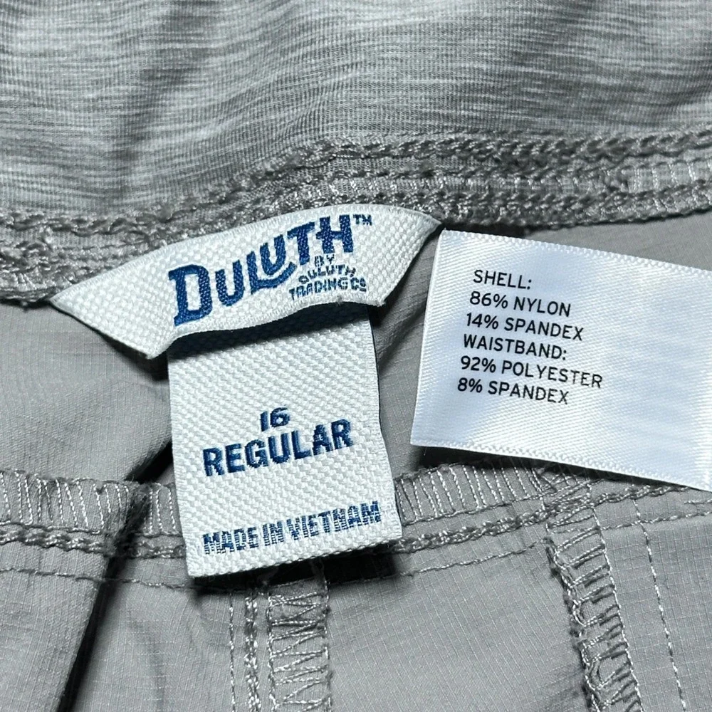 Duluth Trading Armachillo Jogger Pants Womens 16 Cooling Stretch Utility Cargo